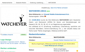 Watchever von Vivendi