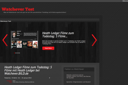 Funkstille im Watchever-Test-Blog?!